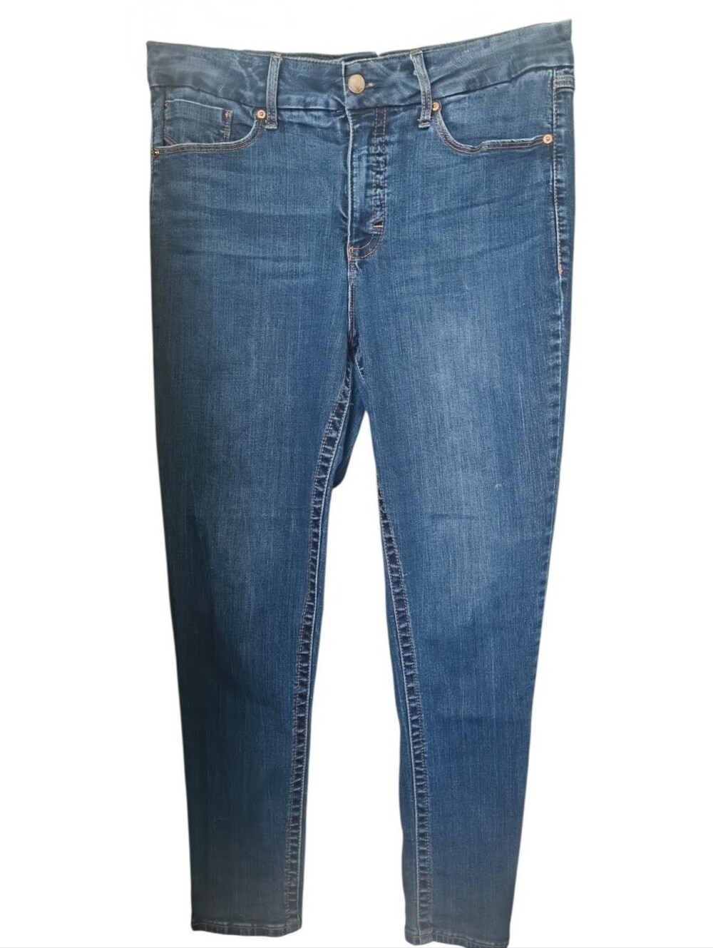 Seven7 Women’s Skinny Jeans Size 16 Stretch Blue Denim Mid Rise Slim Fit Casual